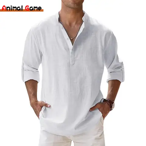 Men's casual shirts, short-sleeved men's shirts, summer clothes, pleated fabrics, light and breathable, suitable for queuing for