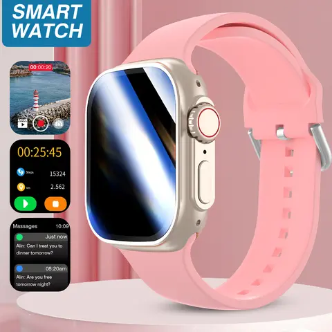 2026 New HD Full-Touch Smart Watch, Unisex - Wireless Calling/Multiple Sports Modes/Fitness Tracker, for Android and IPhone,Perfect Gift for Family and Friends