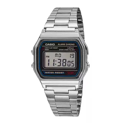 Casio A158WA Series | Unisex Digital Watch | Vintage | 100 SEC Stop Watch | Daily Alarm | Regular Time Keeping | 7Yr Battery