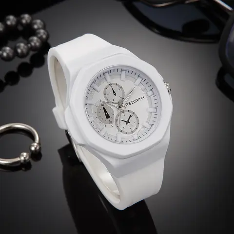Unisex Silicone Strap Simple Fashion Quartz Watch