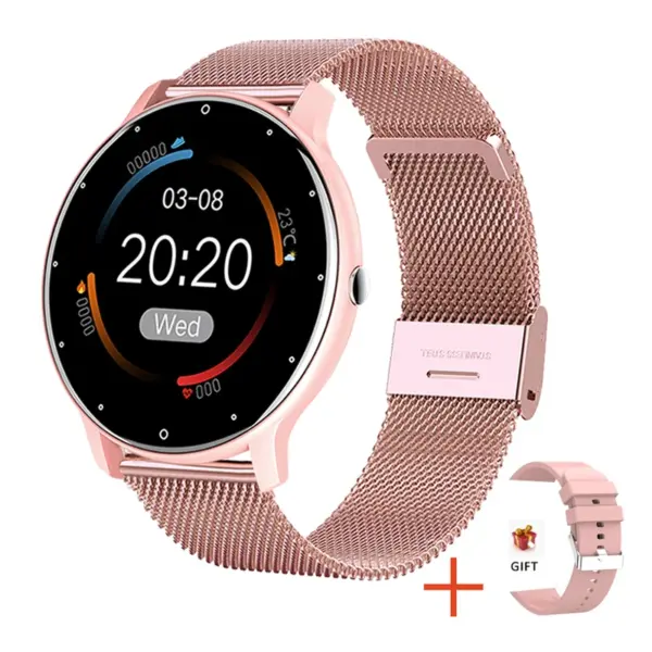 LIGE Waterproof Women Smart Band Watch, Real-time Weather Forecast, Sports Ladies Smart Watch