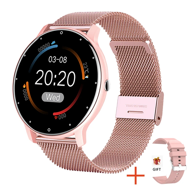 LIGE Waterproof Women Smart Band Watch, Real-time Weather Forecast, Sports Ladies Smart Watch